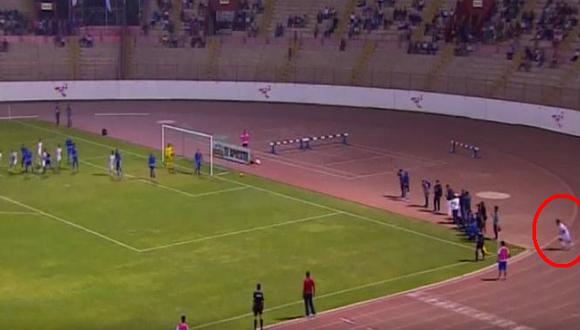 Renzo Sheput marcó golazo olímpico para el triunfo de Mannucci sobre Binacional | VIDEO. (Video: Gol Perú / Foto: Captura de pantalla)