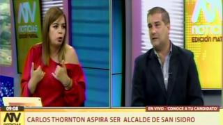 Actor Carlos Thorton busca ser alcalde de San Isidro