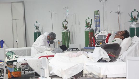 Pacientes llegan al hospital COVID con cuadros de respiración más severos  y demandan mayor cantidad de oxígeno (Foto: Leonardo Cuito).