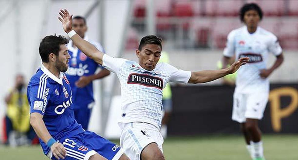 Emelec y Universidad de Chile se ven las caras por la Copa Libertadores. (Foto: EFE)