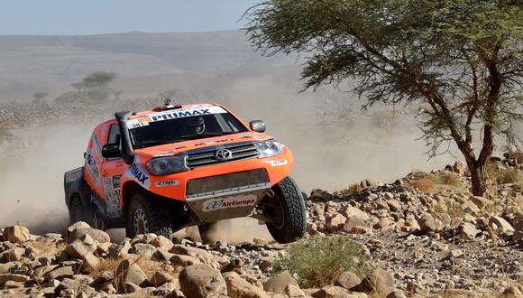 Raúl Orlandini mantiene su liderato en el Rally de Marruecos