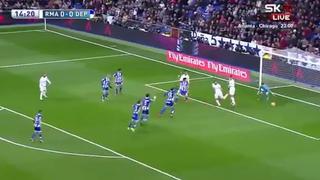 Real Madrid: primer gol en 'era Zidane' lo hizo Benzema de taco