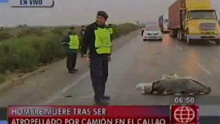 Callao: Hombre murió atropellado en la avenida Néstor Gambetta