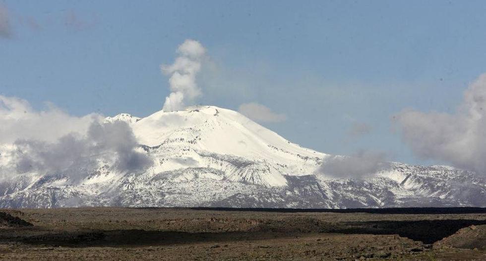 Volcán Sabancaya en Arequipa. (Foto: El Comercio)