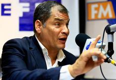 Rafael Correa dice que Ecuador "empieza a dejar de ser" una democracia