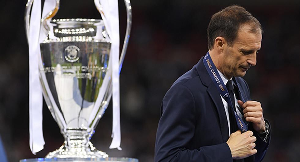 Massimiliano Allegri, técnico de la Juventus, decidió revelar un detalle inédito de la final de la Champions League en Cardiff ante Real Madrid. (Foto: Getty Images)