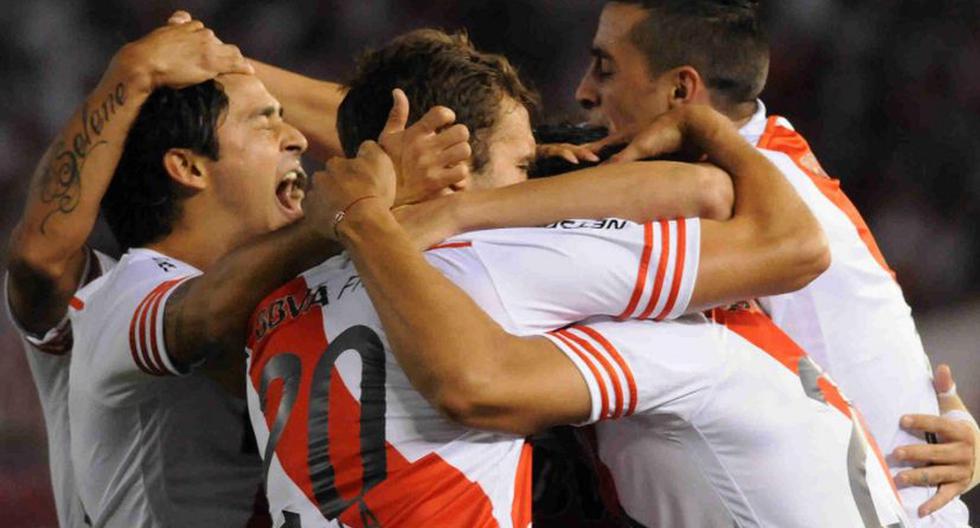 River Plate celebra su primer título de Sudamericana (Foto Cariverplate.com.ar)