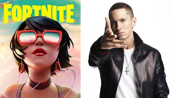 Fortnite x Eminem: todo lo que sabemos sobre esta posible colaboración. (Foto: Composición EC)