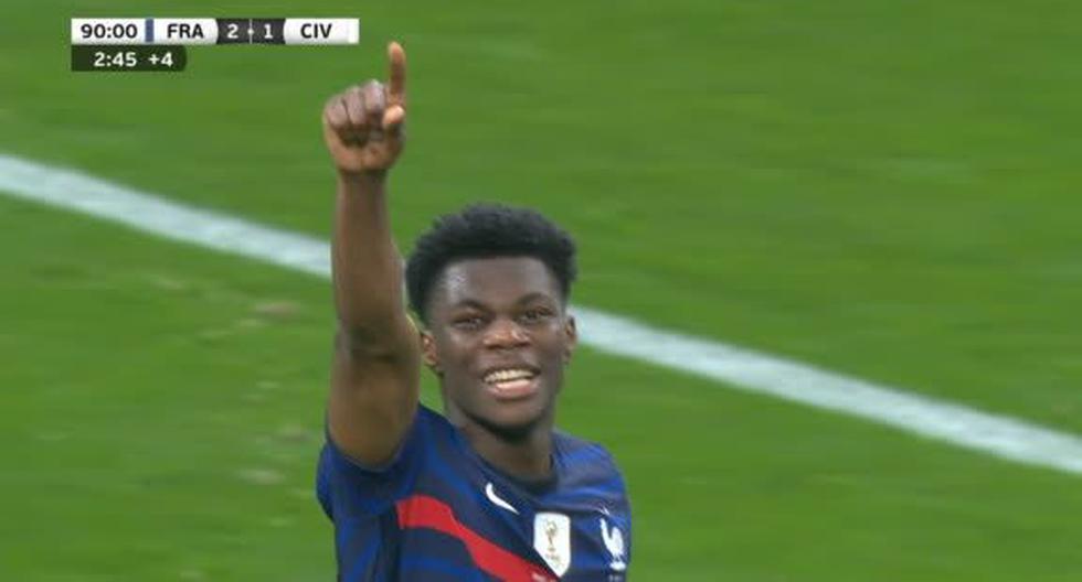 Tchouameni’s goal for the triumph of France: he scored the 2-1 against Ivory Coast |  VIDEO