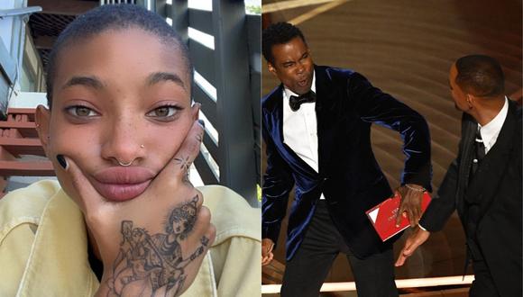 Willow Smith defendió a su padre tras críticas por bofetada que le dio a Chris Rock en los Oscar 2022. (Foto: Instagram / AFP)