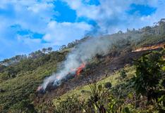 Arequipa: registran nuevo incendio forestal en la provincia de Caylloma