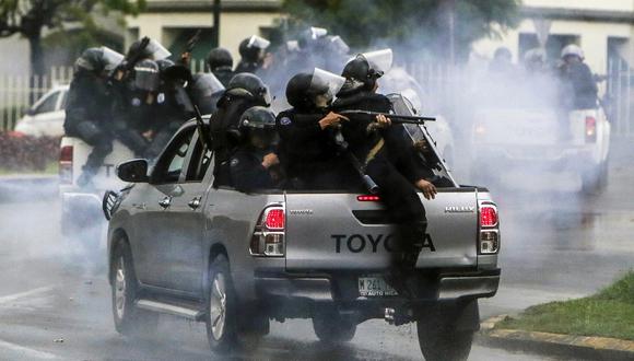 Estados Unidos determinó que existe "violencia política por parte de la policía y de matones progubernamentales contra el pueblo de Nicaragua". (Foto: AFP/Inti Ocon)