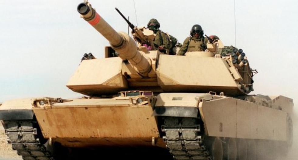 Se trata de tanques del tipo Abrams. (Foto: Medios)