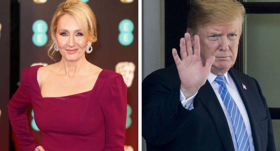 J. K. Rowling no evitó reírse de Donald Trump por alardear de ser un "escritor" (Foto: Getty Images / EFE)