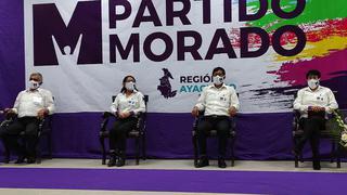 El Partido Morado elegirá a su nueva dirigencia el jueves 30 de diciembre