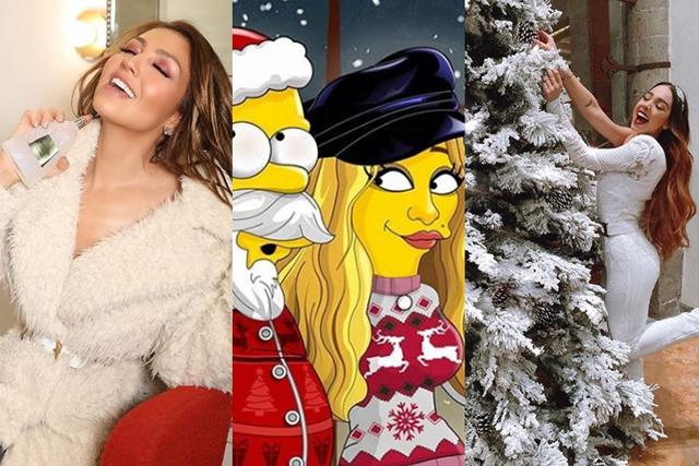 Desde Thalía hasta Danna Paola. La Navidad ya se celebra en diferentes lugares del mundo.