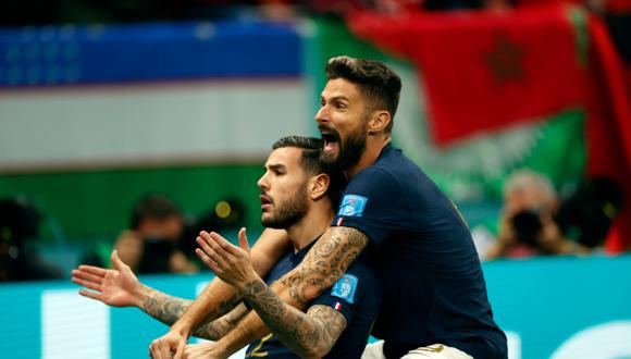 Francia le ganó a Marruecos y accedió a la gran final de la Copa del Mundo Qatar 2022 | Foto: AFP