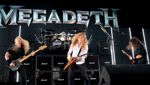 Megadeth estrenó "We'll Be Back" y anuncia la fecha de lanzamiento de su nuevo disco. (Foto: SUZANNE CORDEIRO / AFP)