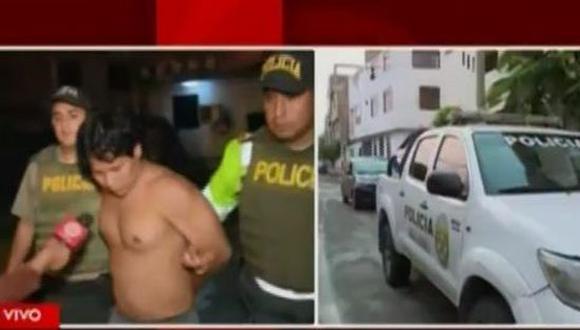 Las autoridades no descartan que el hombre haya querido abusar sexualmente de su víctima. (Foto: Captura/América Noticias)