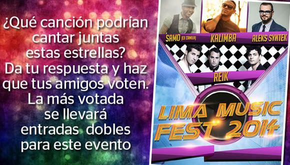Gana entradas dobles para el Lima Music Fest 2014