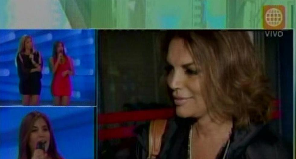 Melissa Paredes llama racista a Jessica Newton en \'Al Aire\'. (Foto: Captura América TV)