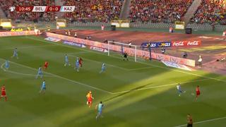 La precisa asistencia rasante de Hazard en el Bélgica vs. Kazajistán | VIDEO