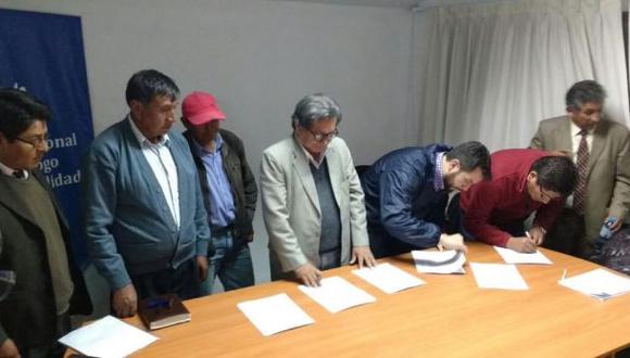 Cusco: minera y comuna de Velille firman convenio de desarrollo