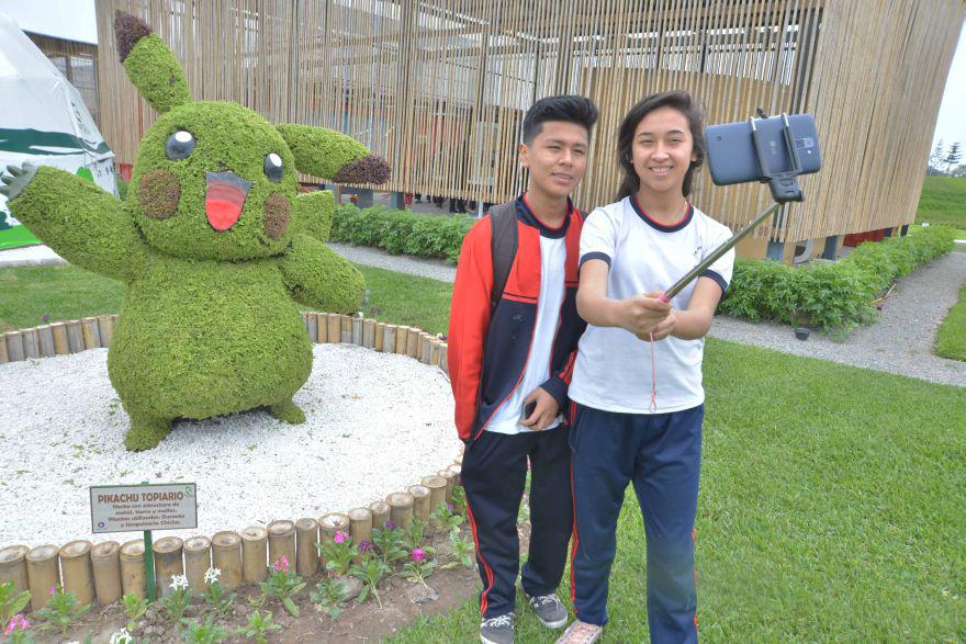 Surco instaló Pikachu elaborado con más de 8.500 plantas - 4