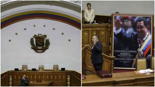 Venezuela: Retiran el cuadro de Chávez de la Asamblea Nacional