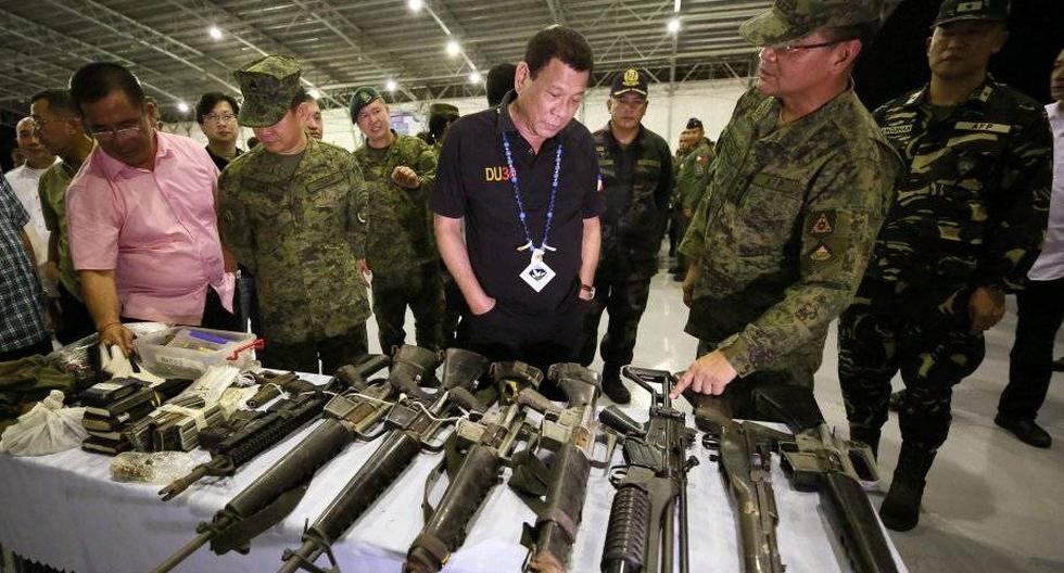 Hace un tiempo, el presidente Rodrigo Duterte criticó la entrega de equipos militares de segunda mano de EEUU. Esta vez son piezas nuevas. (Foto referencial: EFE)