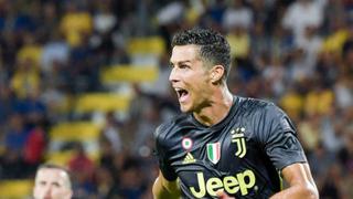 Cristiano anotó un gol en la victoria de la Juventus sobre Frosinone | VIDEO