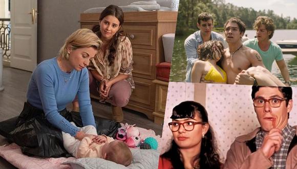 De izquierda a derecha: "Madre solo hay dos", "¿Quién mató a Sara?" y "Yo soy Betty, la fea", tres de las telenovelas más vistas de Netflix