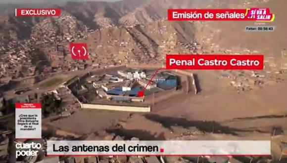 Antenas neutralizan bloqueadores en penales Castro Castro y Lurigancho. (Foto: Cuarto Poder)