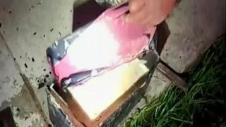 Apurímac: policía incauta 12 kilos de alcaloide de cocaína camuflados en baterías de auto | VIDEO