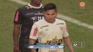 Universitario igualó 1-1 con UTC por el Torneo Clausura