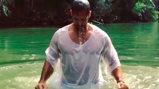 Instagram: William Levy y su 'bautizo' en el río Jordán [VIDEO]