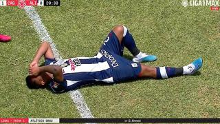 Tras 20 minutos en el campo: Christian Cueva sale lesionado en el Alianza Lima vs. Grau | VIDEO