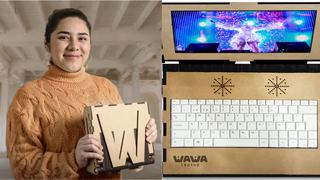 ¿Cómo se hizo la laptop peruana de madera reciclada que busca llegar a los sectores más alejados?