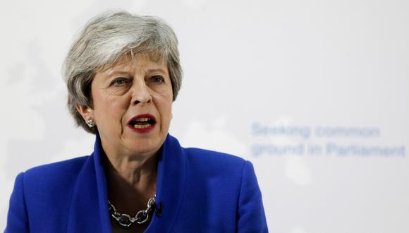 Brexit: Theresa May ofrece a los diputados votar sobre un segundo referéndum de salida del Reino Unido de la Unión Europea. (EFE).