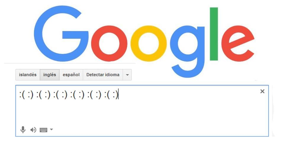 Esto es lo que pasa si colocas en el traductor de Google los siguientes códigos: \":) :( :) :(\". Terminarás asombrado. (Foto: Captura)