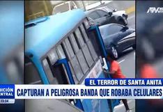 Vía de Evitamiento: cae banda de extranjeros que robaba celulares a pasajeros de buses