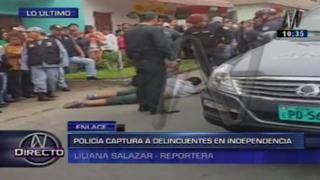 Independencia: policía fue acuchillado por sujeto que agredía a su madre