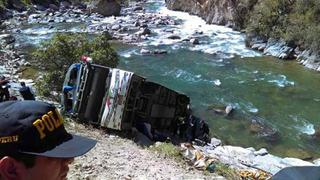 Apurímac: despiste de bus deja 10 personas muertas