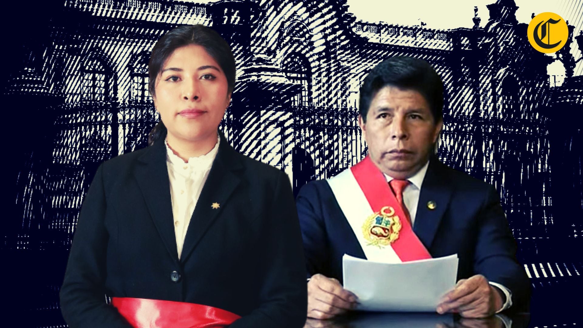 Pedro Castillo y Betssy Chávez buscarán que la acusación se archive sin que llegue a juicio. (Composición: El Comercio)
