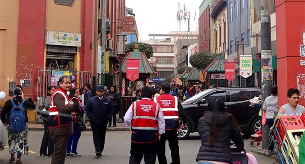 Sunafil realizó operativo de fiscalización en Mesa Redonda y el Mercado Central, en el Centro de Lima. (Foto: Difusión)