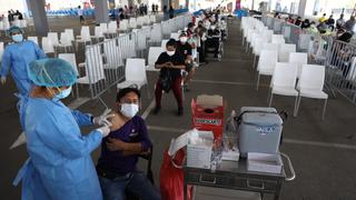 COVID-19: más de 28 millones 553 mil peruanos ya fueron vacunados