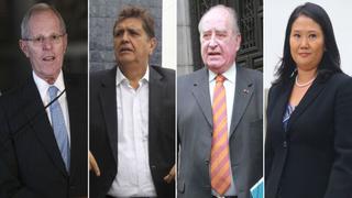 PPK, García, Flores-Aráoz y Fujimori gastan más en campaña