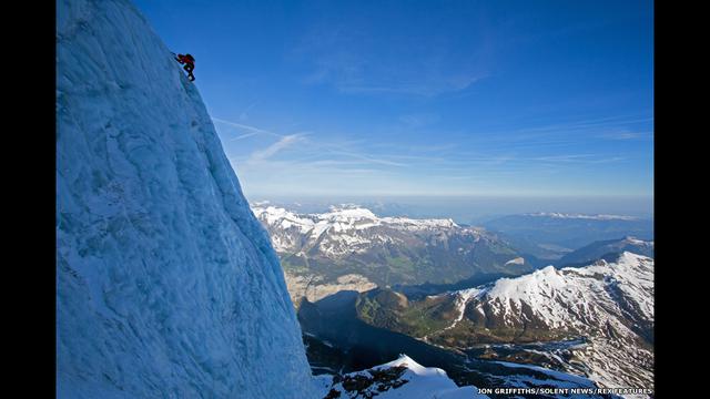 Los Alpes captados por un alpinista a 4 mil metros de altura - 1