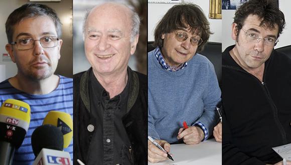 Los cuatro dibujantes asesinados del “Charlie Hebdo” en París