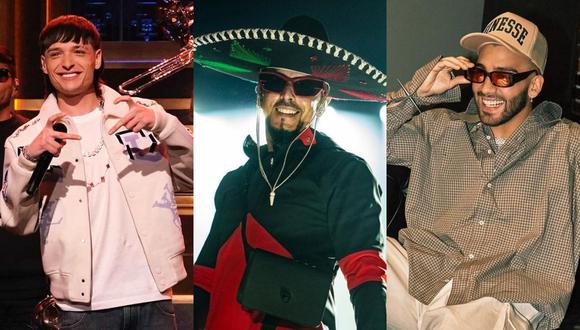 Peso Pluma, Yandel y Manuel Turizo actuarán en los premios Billboard latinos. (Foto: Instagram)